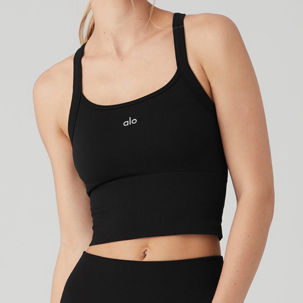 ALO Yoga Black Tank Top
